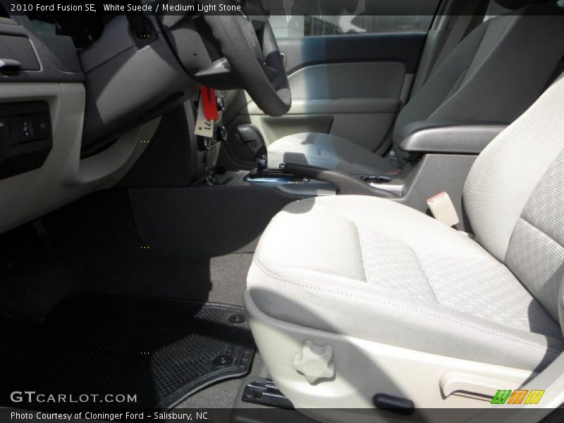 White Suede / Medium Light Stone 2010 Ford Fusion SE
