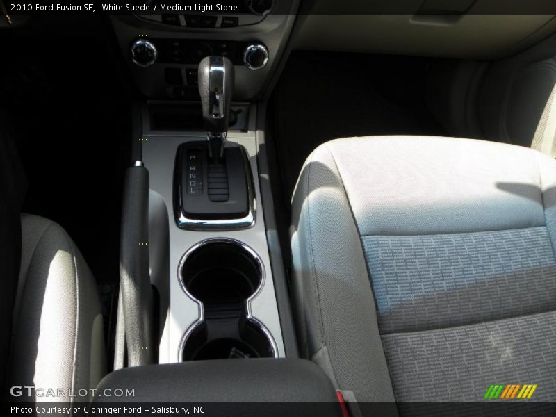 White Suede / Medium Light Stone 2010 Ford Fusion SE