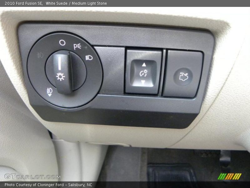 White Suede / Medium Light Stone 2010 Ford Fusion SE