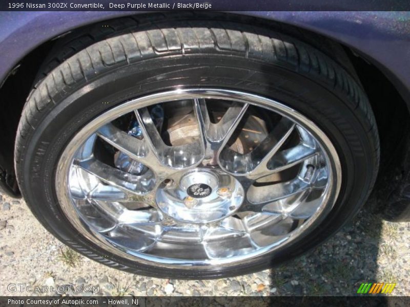 Deep Purple Metallic / Black/Beige 1996 Nissan 300ZX Convertible