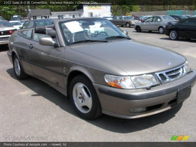 Hazelnut Metallic / Charcoal Gray 2002 Saab 9-3 SE Convertible