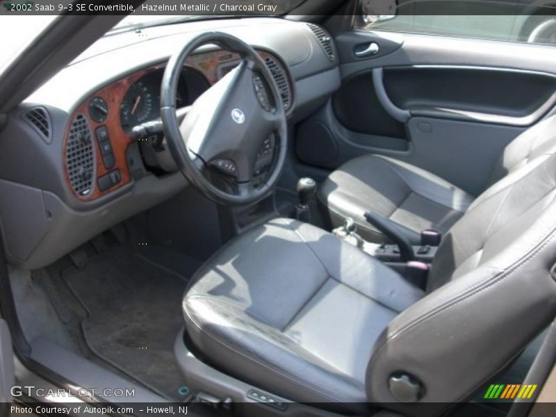 Hazelnut Metallic / Charcoal Gray 2002 Saab 9-3 SE Convertible