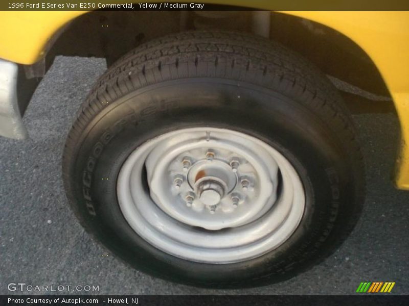 Yellow / Medium Gray 1996 Ford E Series Van E250 Commercial