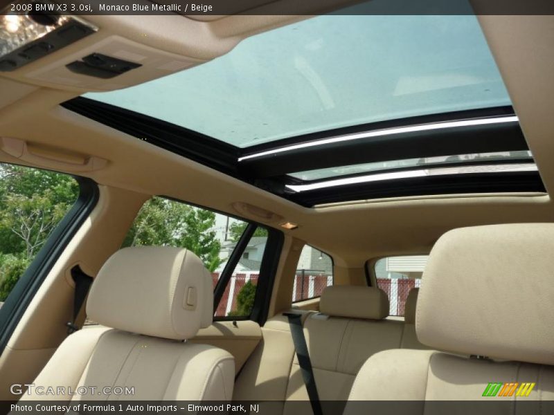 Monaco Blue Metallic / Beige 2008 BMW X3 3.0si