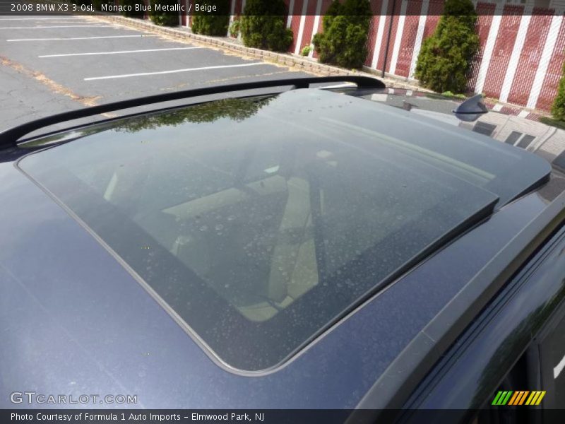 Monaco Blue Metallic / Beige 2008 BMW X3 3.0si