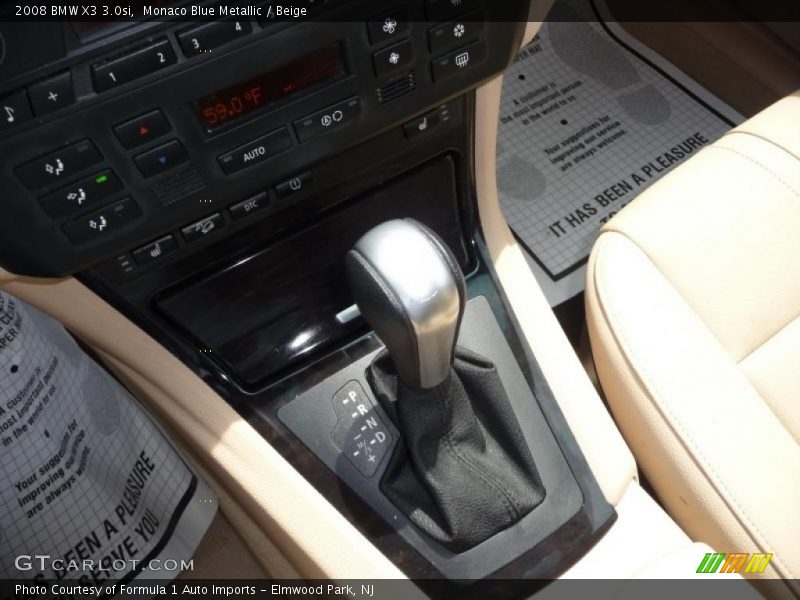 Monaco Blue Metallic / Beige 2008 BMW X3 3.0si