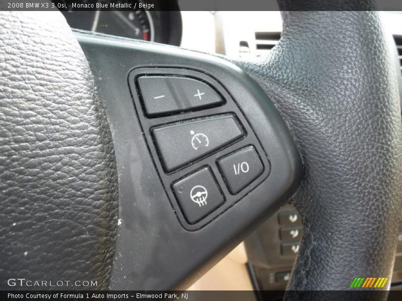 Monaco Blue Metallic / Beige 2008 BMW X3 3.0si