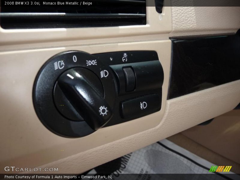 Monaco Blue Metallic / Beige 2008 BMW X3 3.0si