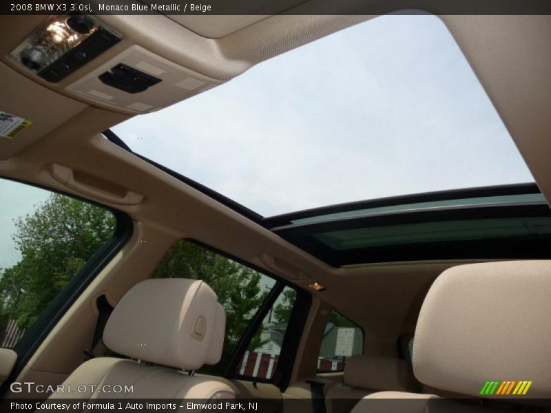 Monaco Blue Metallic / Beige 2008 BMW X3 3.0si