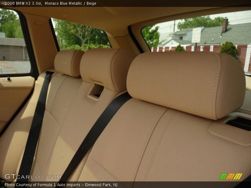 Monaco Blue Metallic / Beige 2008 BMW X3 3.0si