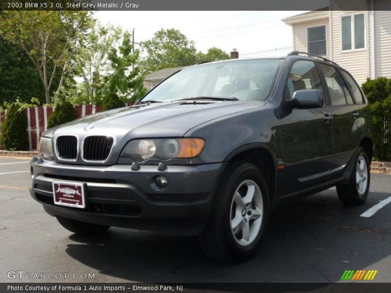 Steel Grey Metallic / Gray 2003 BMW X5 3.0i