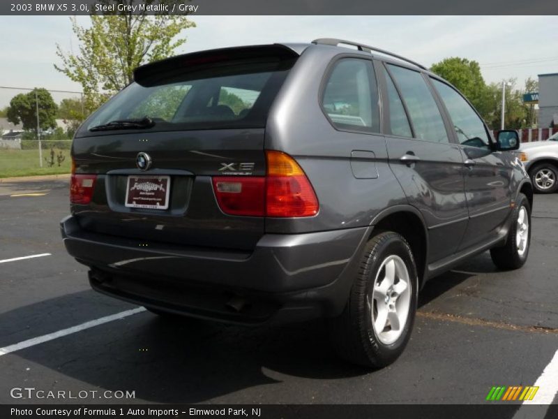 Steel Grey Metallic / Gray 2003 BMW X5 3.0i