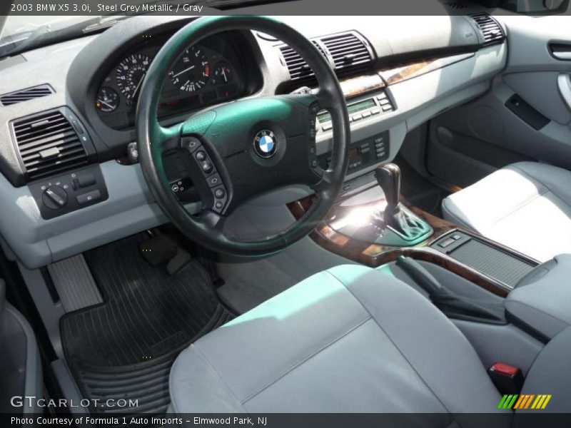 Steel Grey Metallic / Gray 2003 BMW X5 3.0i