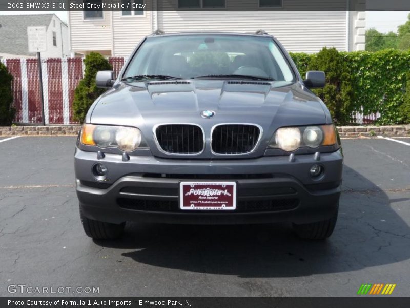 Steel Grey Metallic / Gray 2003 BMW X5 3.0i