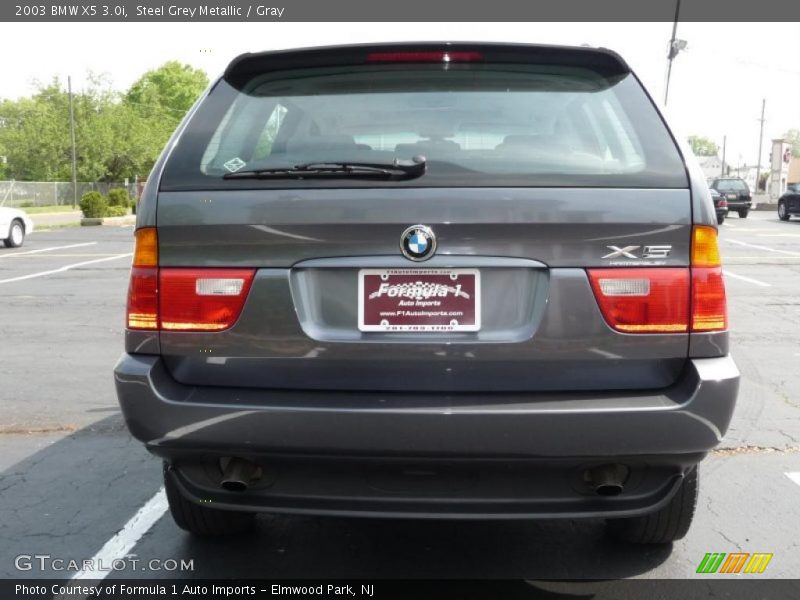 Steel Grey Metallic / Gray 2003 BMW X5 3.0i