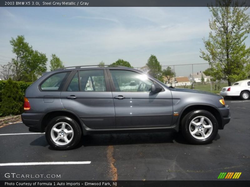 Steel Grey Metallic / Gray 2003 BMW X5 3.0i