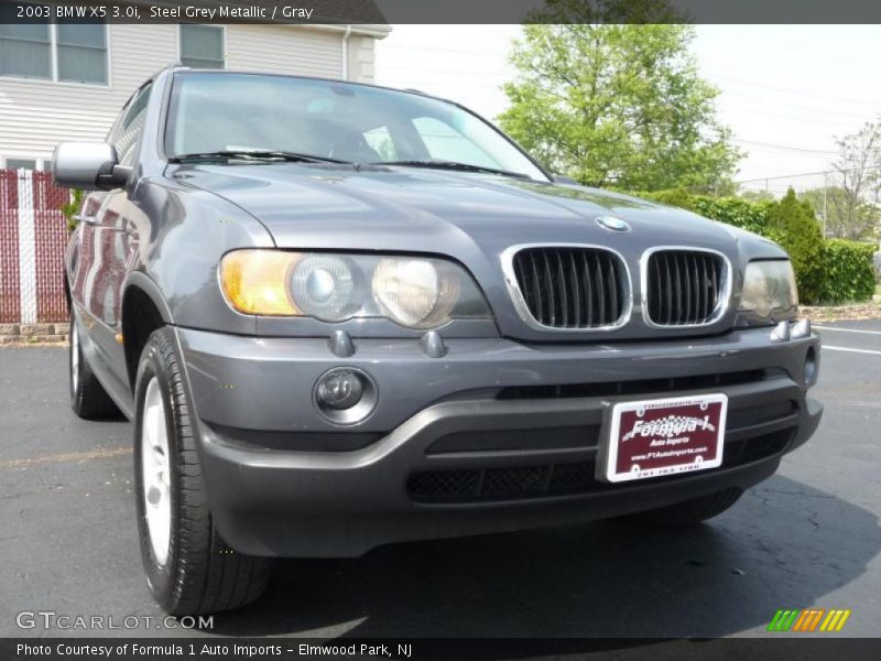 Steel Grey Metallic / Gray 2003 BMW X5 3.0i
