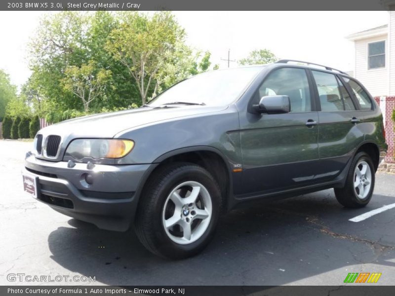 Steel Grey Metallic / Gray 2003 BMW X5 3.0i
