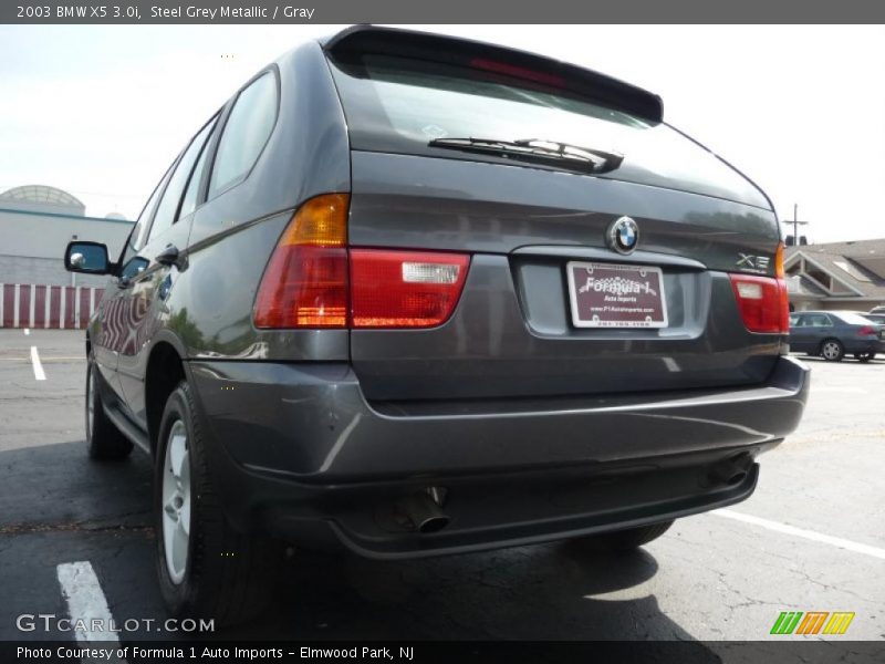 Steel Grey Metallic / Gray 2003 BMW X5 3.0i