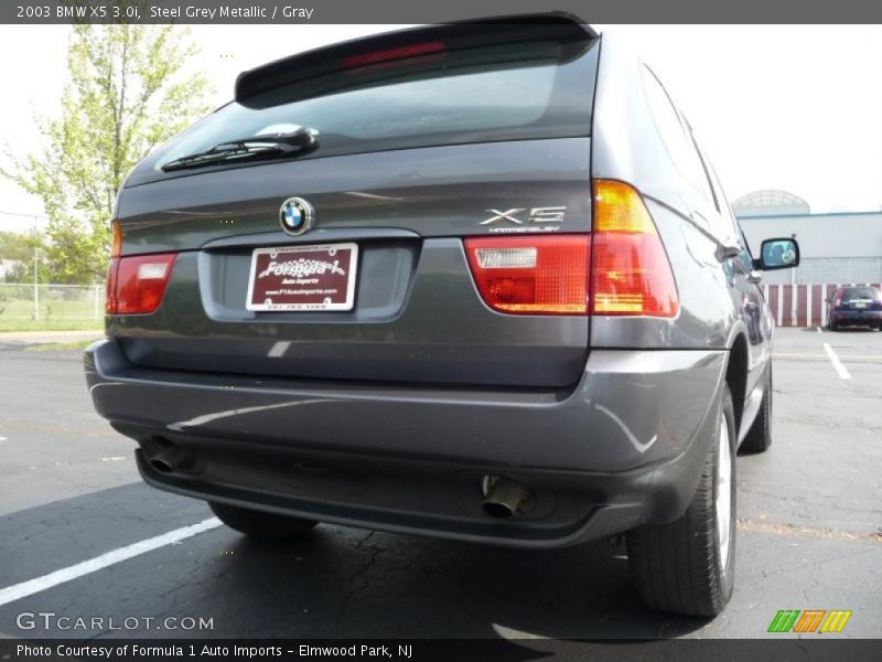 Steel Grey Metallic / Gray 2003 BMW X5 3.0i