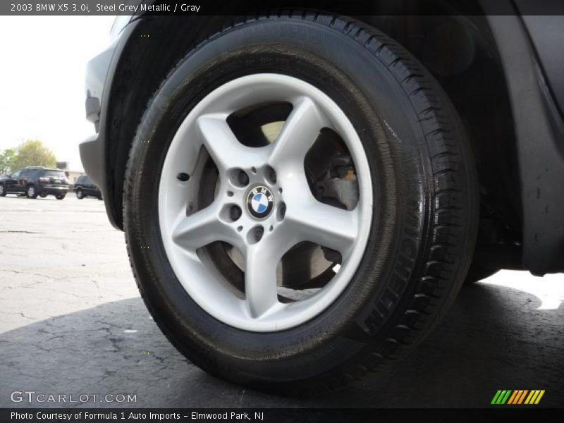 Steel Grey Metallic / Gray 2003 BMW X5 3.0i