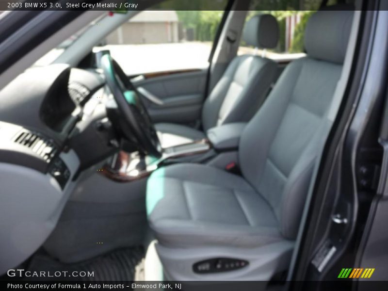 Steel Grey Metallic / Gray 2003 BMW X5 3.0i