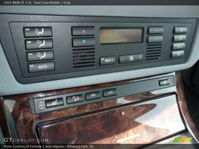 Steel Grey Metallic / Gray 2003 BMW X5 3.0i