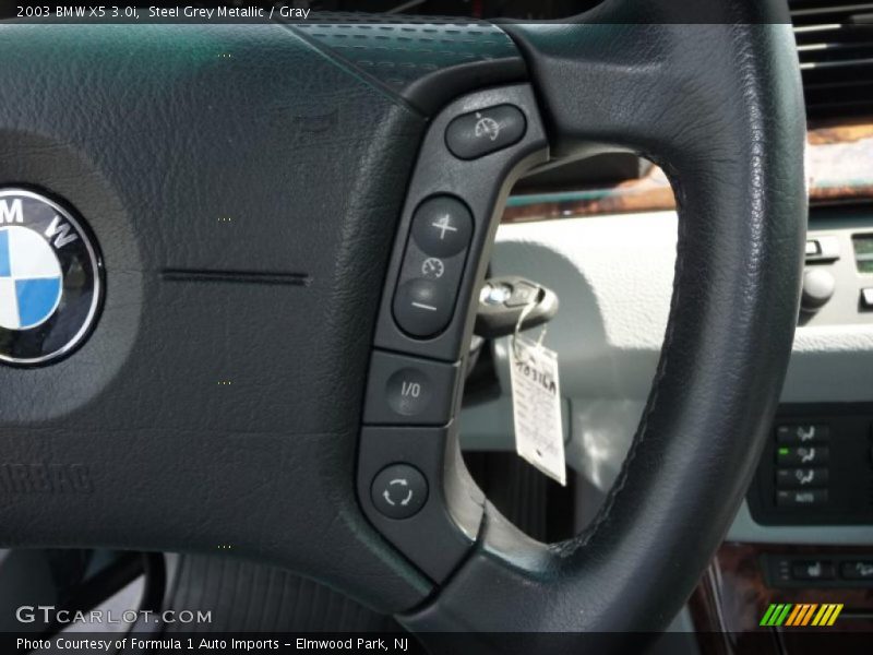Steel Grey Metallic / Gray 2003 BMW X5 3.0i
