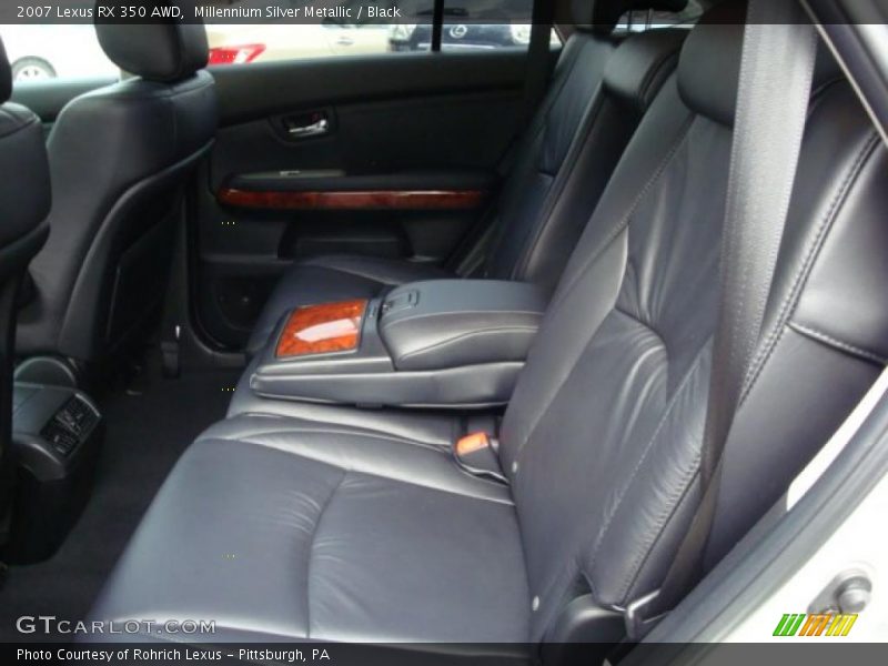 Millennium Silver Metallic / Black 2007 Lexus RX 350 AWD