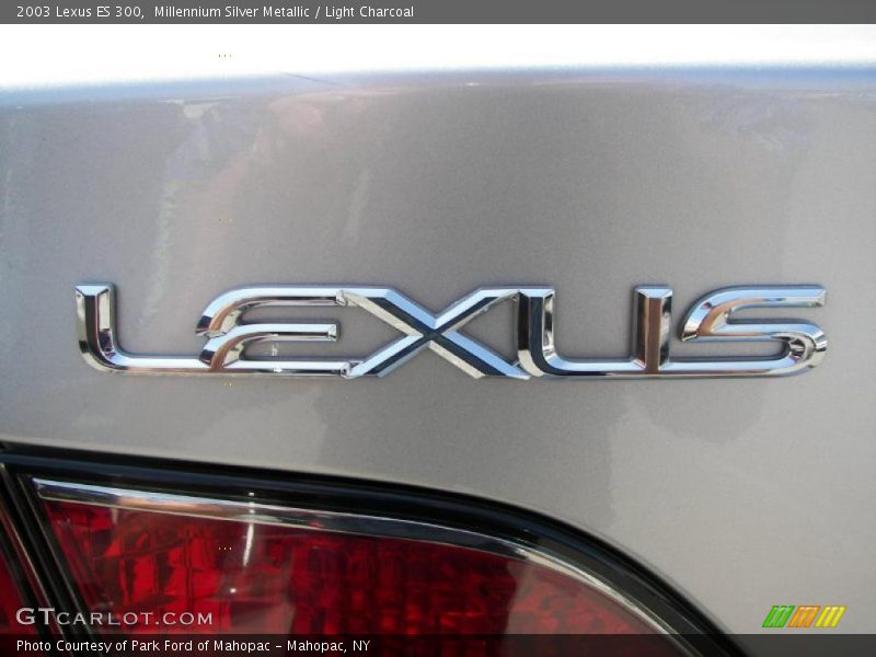 Millennium Silver Metallic / Light Charcoal 2003 Lexus ES 300