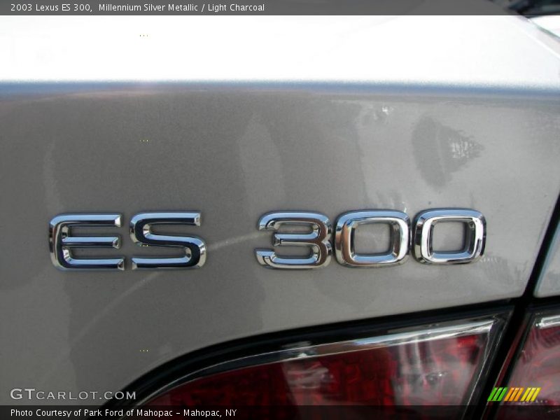 Millennium Silver Metallic / Light Charcoal 2003 Lexus ES 300