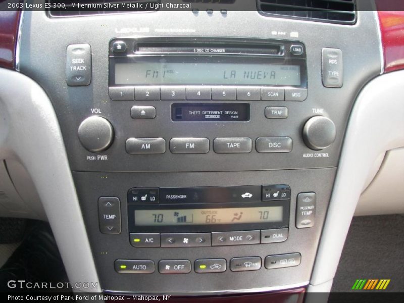 Millennium Silver Metallic / Light Charcoal 2003 Lexus ES 300