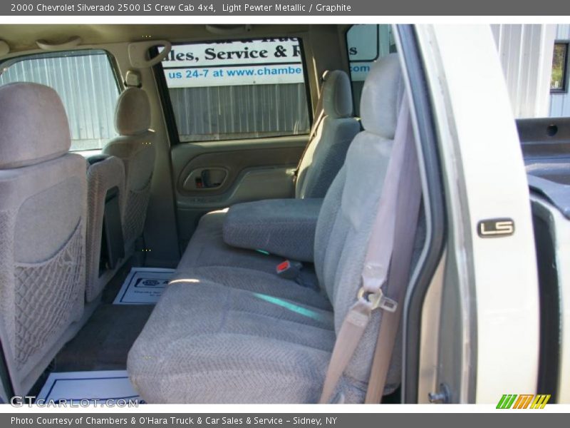Light Pewter Metallic / Graphite 2000 Chevrolet Silverado 2500 LS Crew Cab 4x4