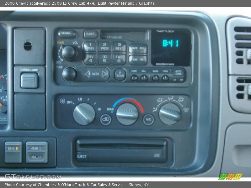 Light Pewter Metallic / Graphite 2000 Chevrolet Silverado 2500 LS Crew Cab 4x4