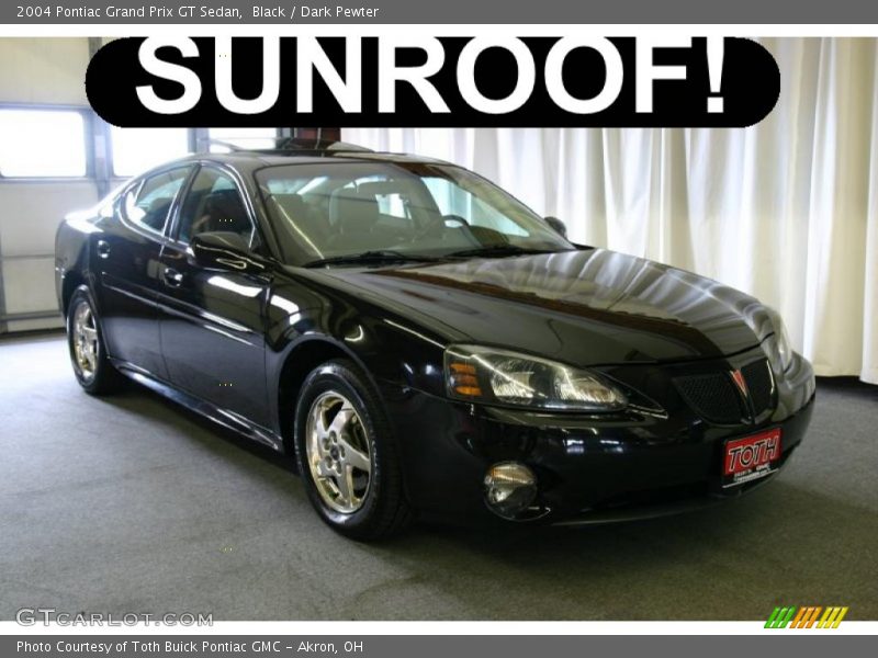 Black / Dark Pewter 2004 Pontiac Grand Prix GT Sedan