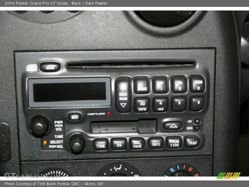 Black / Dark Pewter 2004 Pontiac Grand Prix GT Sedan