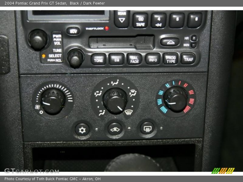 Black / Dark Pewter 2004 Pontiac Grand Prix GT Sedan