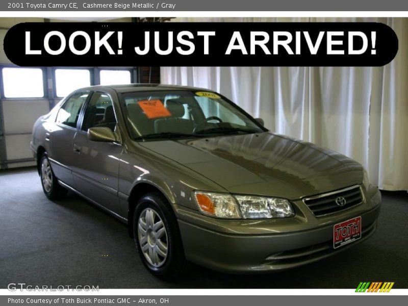 Cashmere Beige Metallic / Gray 2001 Toyota Camry CE