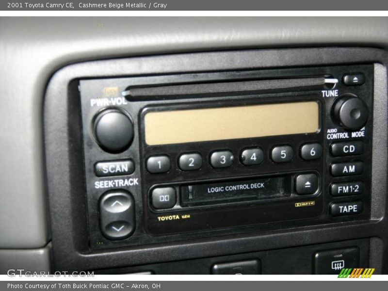 Cashmere Beige Metallic / Gray 2001 Toyota Camry CE