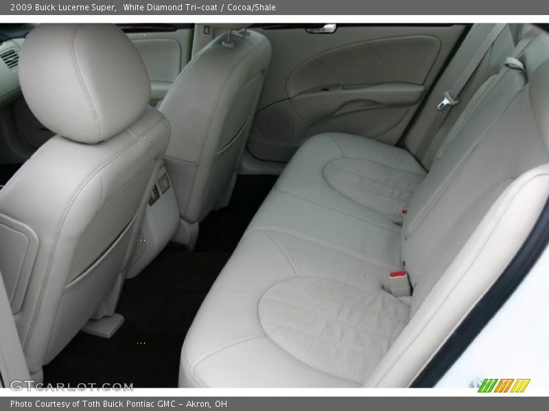 White Diamond Tri-coat / Cocoa/Shale 2009 Buick Lucerne Super