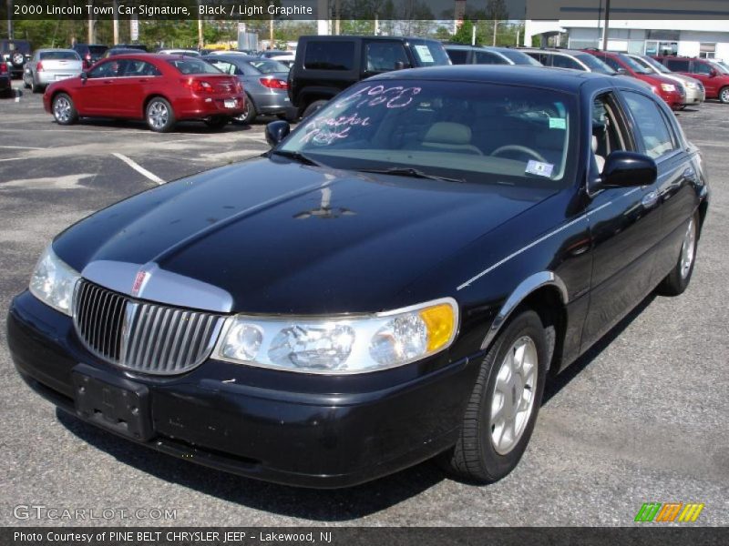 Black / Light Graphite 2000 Lincoln Town Car Signature