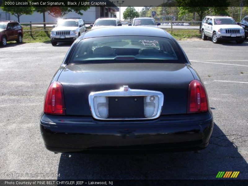 Black / Light Graphite 2000 Lincoln Town Car Signature