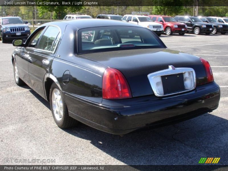 Black / Light Graphite 2000 Lincoln Town Car Signature