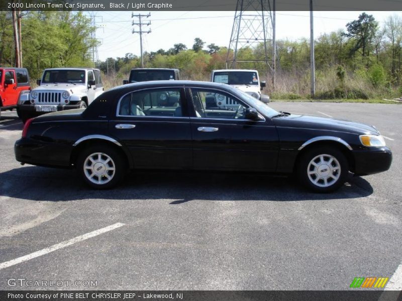 Black / Light Graphite 2000 Lincoln Town Car Signature