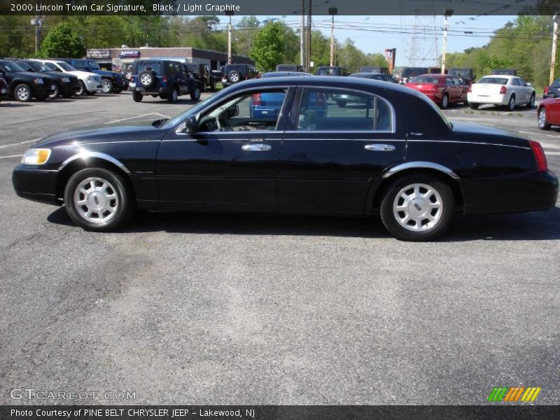 Black / Light Graphite 2000 Lincoln Town Car Signature