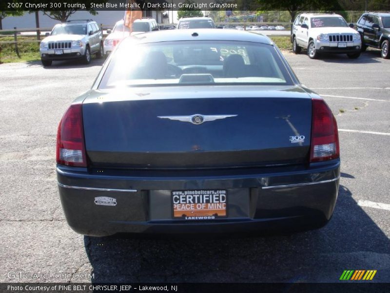 Steel Blue Metallic / Dark Slate Gray/Light Graystone 2007 Chrysler 300 Touring
