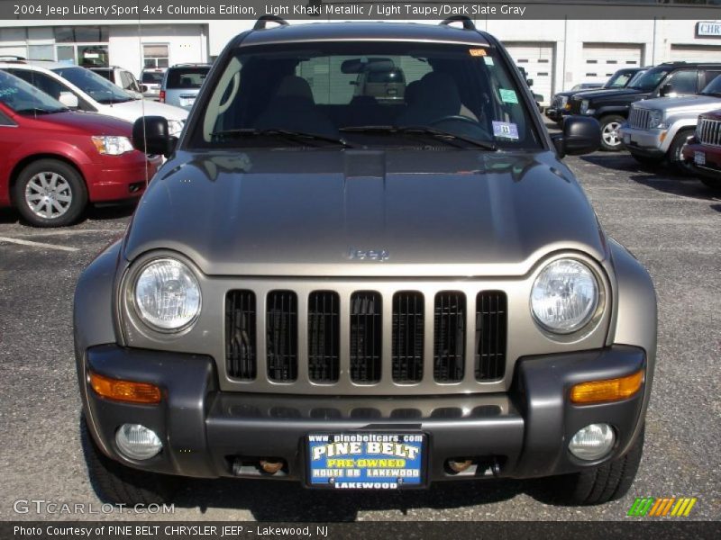 Light Khaki Metallic / Light Taupe/Dark Slate Gray 2004 Jeep Liberty Sport 4x4 Columbia Edition