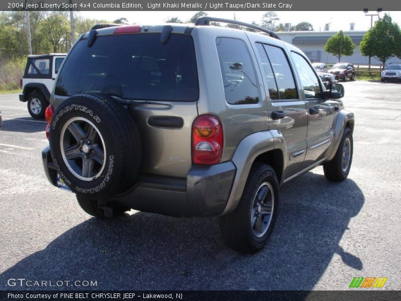Light Khaki Metallic / Light Taupe/Dark Slate Gray 2004 Jeep Liberty Sport 4x4 Columbia Edition