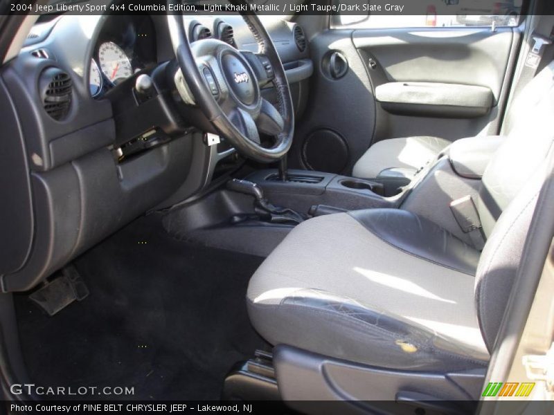 Light Khaki Metallic / Light Taupe/Dark Slate Gray 2004 Jeep Liberty Sport 4x4 Columbia Edition