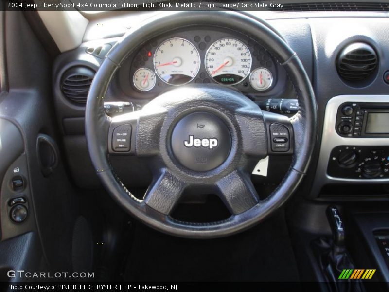 Light Khaki Metallic / Light Taupe/Dark Slate Gray 2004 Jeep Liberty Sport 4x4 Columbia Edition